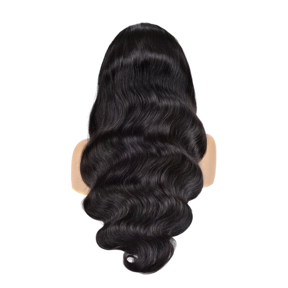 Urgirl Body Wave Glueless Wigs 13x4 HD Invisible Transparent Lace Front Human Hair Wigs 180% Density