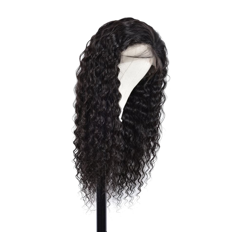 Urgirl Water Wave Undetectable Invisible Lace Front Wigs Human Hair Wet and Wavy 13x4 Real HD Lace Wigs