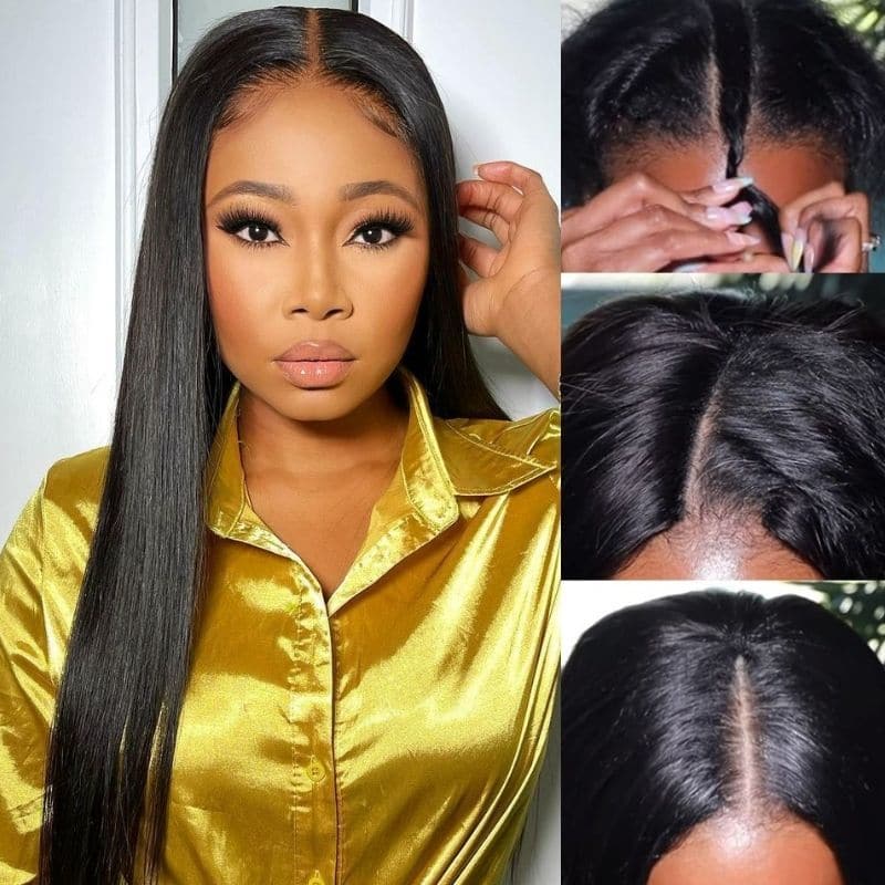Limited Sale Urgirl Hair Silk Straight V Part Wigs No Leave Out Protective Wigs Beginner Friendly