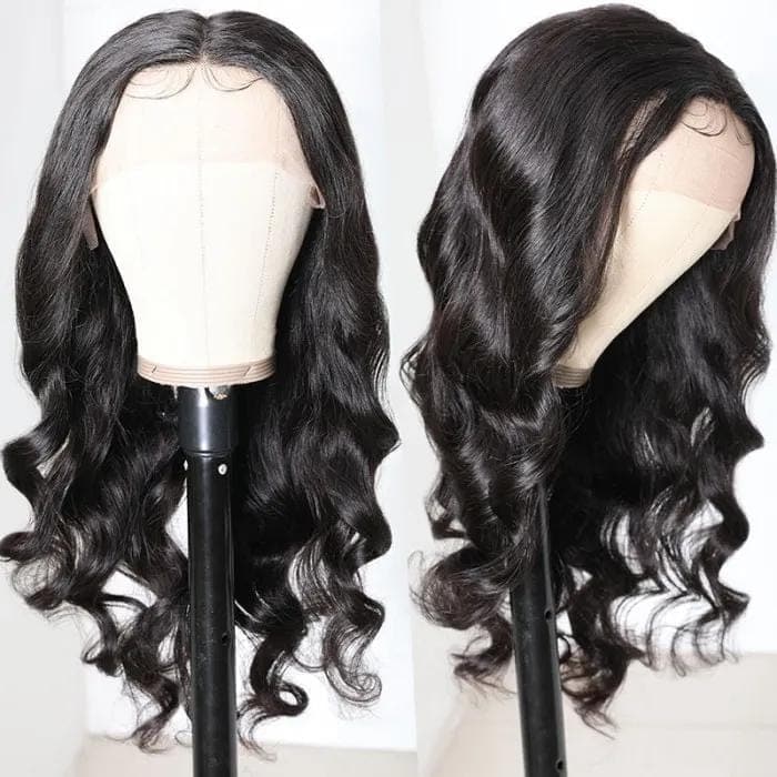 Urgirl Hair Body Wave Lace Wigs Pre-plucked Natural Hairline Hand Tied Lace Part Wig With Baby Hair